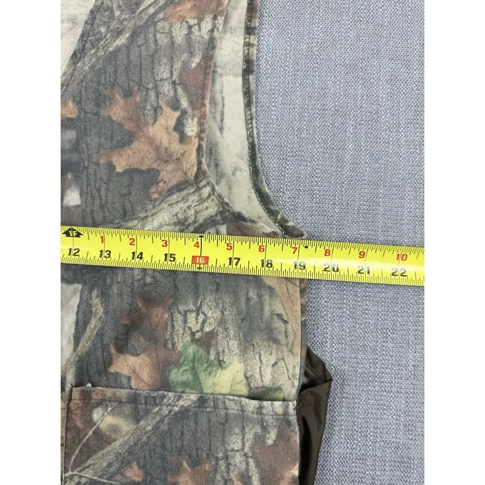 Ranger Advantage Timber Camo Hunting Vest XL Made USA Snap Front Game Pouch